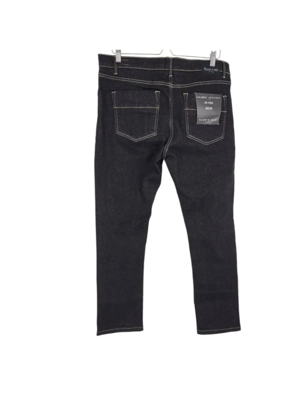 Hawk's bay men's black skinny stretch jeans 36x30 JR-1028
